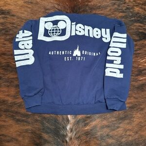 Disney Navy Crewneck Jacket